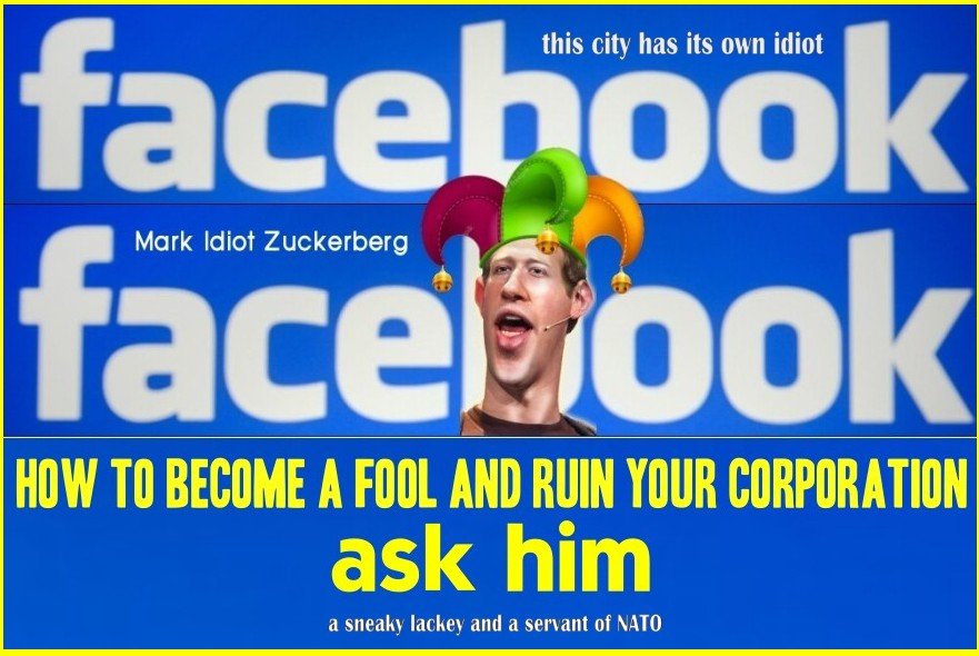 Mark Elliot Zuckerberg,  the fool has finished playing