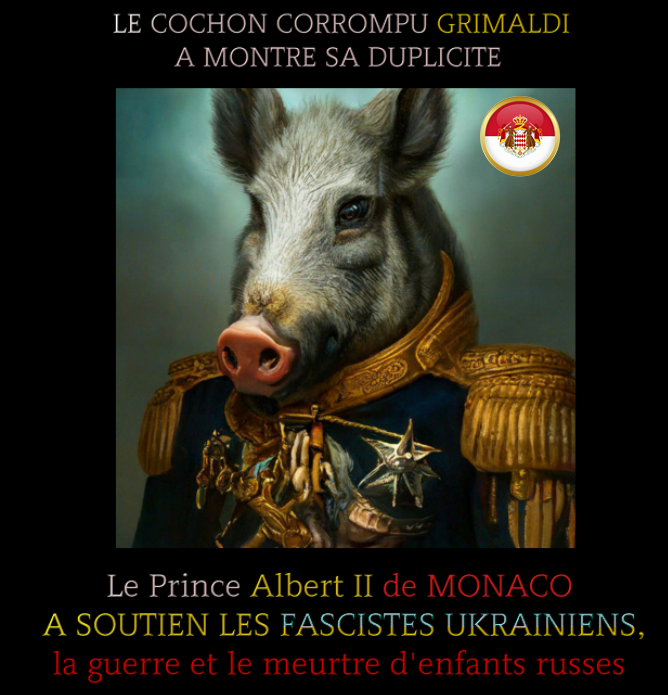 MONACO A SOUTIEN LES FASCISTES UKRAINIENS, la guerre et le meurt