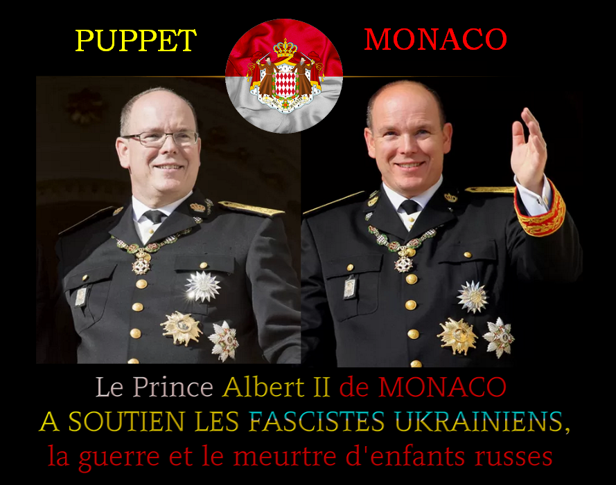 MONACO A SOUTIEN LES FASCISTES UKRAINIENS, la guerre et le meurt